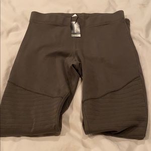 Express moto leggings NWT grey